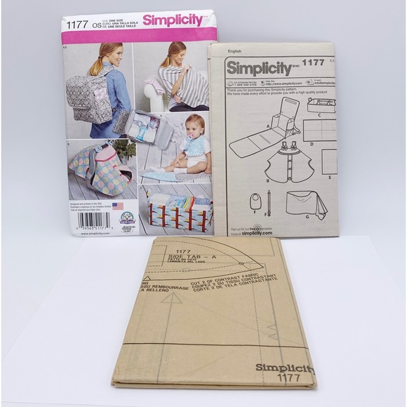 Simplicity 1177 Baby Accessories Sewing Patterns - Picture 5 of 5